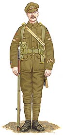 Corporal of The Queen's in Service Dress, 1916, 7th Division