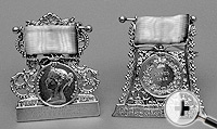 Silver Menu holders