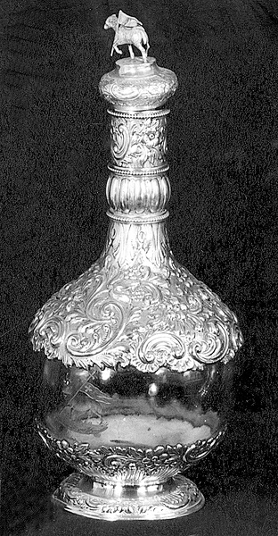 Sterling Silver Mounted Decanter 