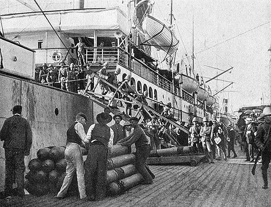 The main troop deck.