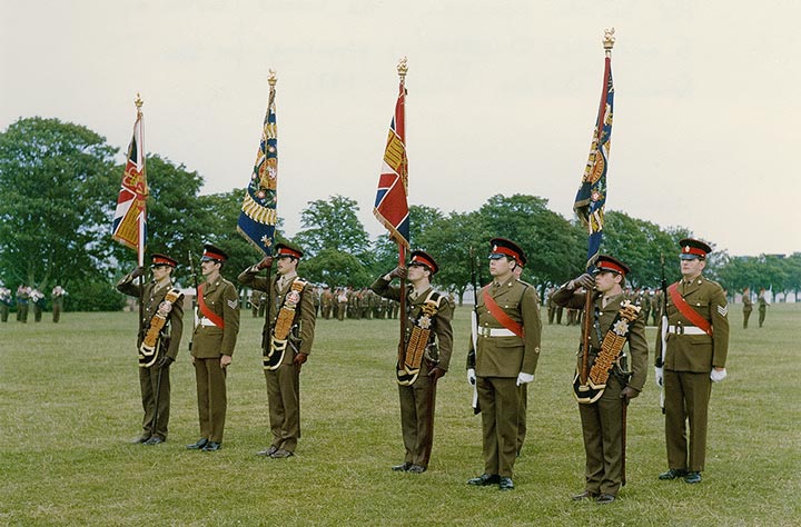 Colour Parties of the 5th and 6th/7th (Volunteer) Battalions, 