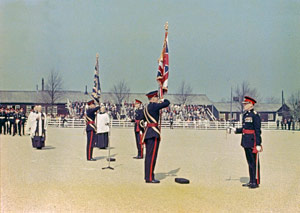 Presentation of New Colours, 1st Bn The Queen’s Royal Surrey Regiment