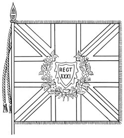 31st regiment colours