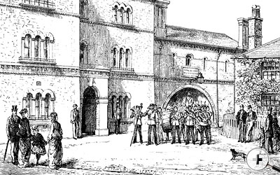 The 2nd Royal Surrey Regiment Militia Barracks, Guildford 1876