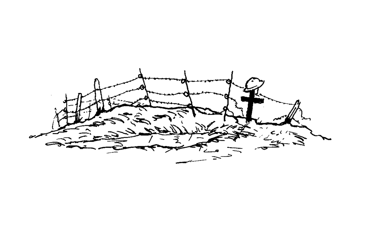 Barbed Wire Grave