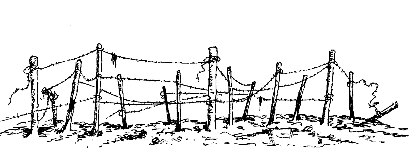 Barbed Wire Sketch 1