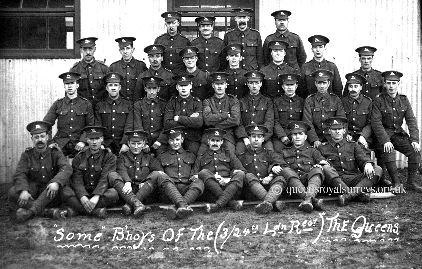 Some B'hoys of the (3/24th Lon. Regt.) The Queens