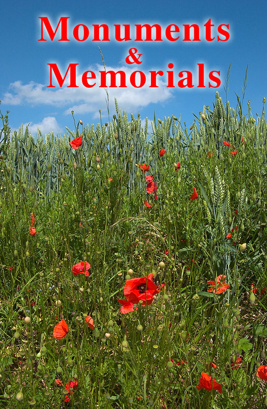 monuments, memorials
