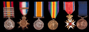 Medals of Major Frederick George Jackson