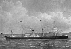  SS Lancashire 1889, 9 Bibby Line Ship.