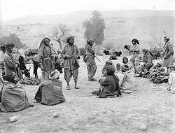 Group of tribesmen, Waziristan, 1921.