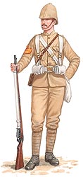 Colour Sergeant,
Khaki drill.