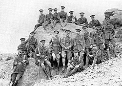 2nd Bn The Queen’s Royal Regiment Officer’s at Haidari Kach, North West Frontier 1920.