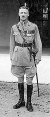 Lt Col G R P Roupell VC at Fyzabad near Lahore, now called Faisalabad Commanding Officer 1st Bn The East Surrey Regiment 1935 - 1939.