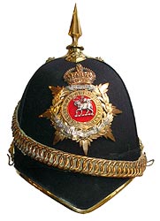 Blue Cloth Helmet