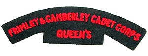 Shoulder Title post WW2