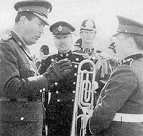 Brigadier Charles Millman OBE, Bandmaster R J Francis