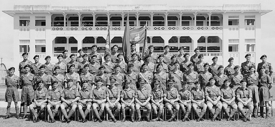 The Warrant Officers and Sergeants, March, 1954