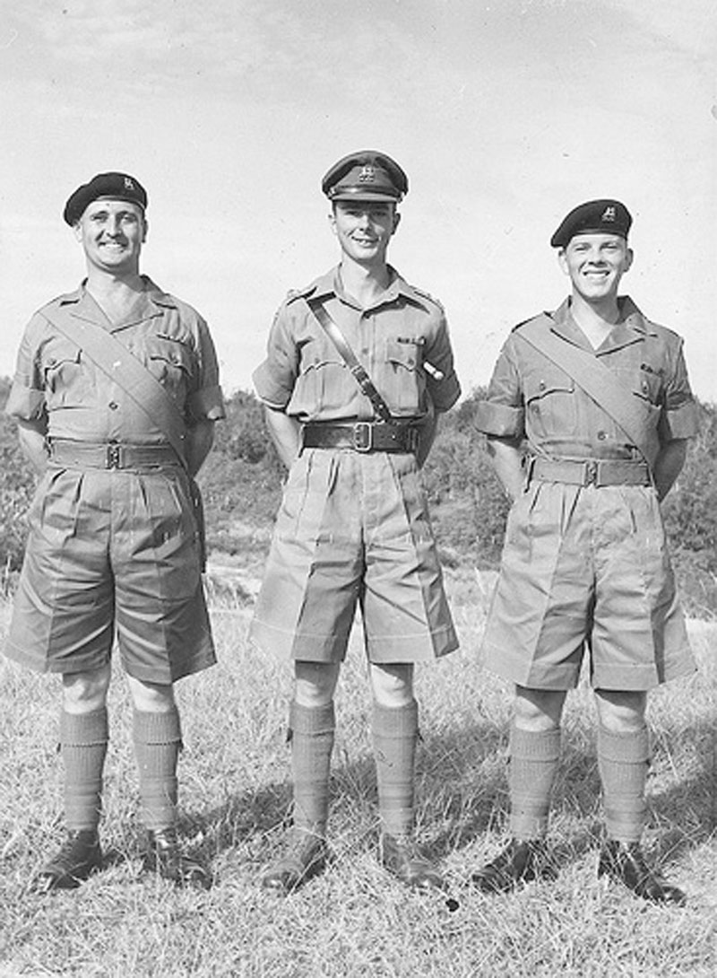 Sgt. Charlie Reynolds, Lt. John Davidson and Sgt. John Fertig.