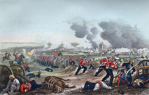 Battle of Ferozshah, (2nd Day) 22 December, 1845.
