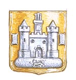 Officers' collar badges of the 4th Volunteer Battalion.