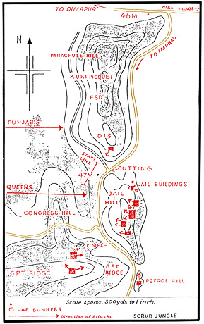 first battle of kohima, second battle of kohima