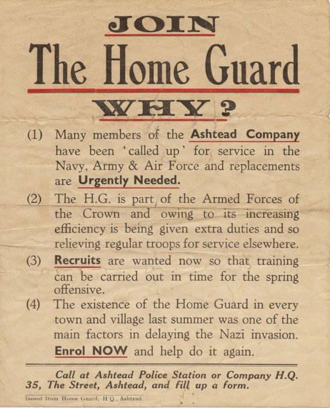 Home Guard poster..
